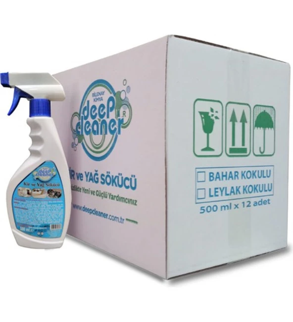 Deep Cleaner Kir Ve Yağ Sökücü Bahar 500 ml - Koli: 12 Adet ürün görseli 1