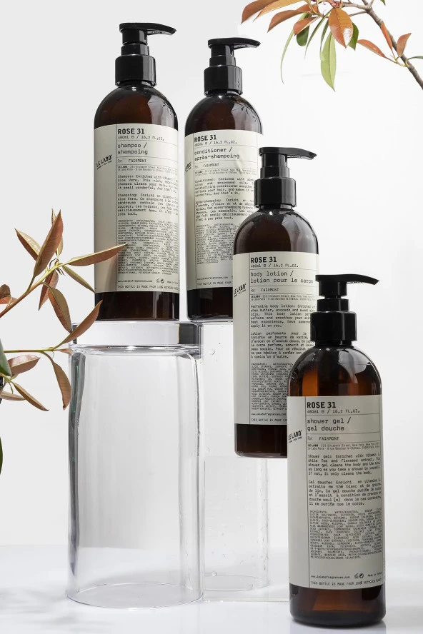 Le Labo Rose 31 Shampoo 480 ml + Conditioner 480 ml + Body Lotion 480 ml + Shower Gel 480 ml ürün görseli 1