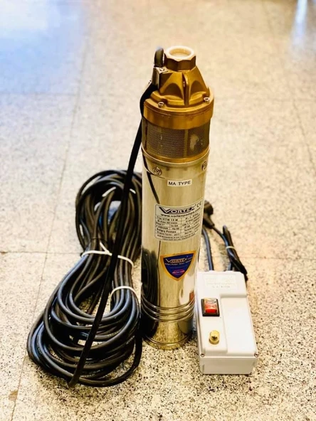 Vortex Vtm 10 M 1 Hp 1'' 20 Mt Kablolu Panolu Dalgıç Pompa ürün görseli 1