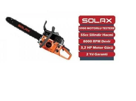 Solax HR 5900 Motorlu Testere 3.2 HP - Resim 2