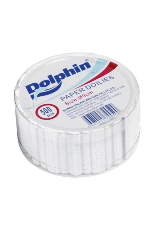 Dolphin Dantel Görünümlü Kağıt Bardak Altlığı - Çay Bardağı Kağıt Altlığı - 1 Adet 500'lü Paket ürün görseli 1