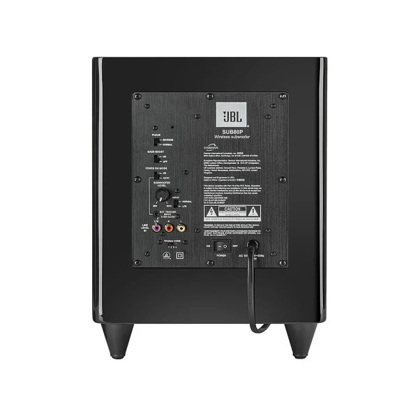 JBL SUB80P Kablosuz Aktif Subwoofer Siyah - Resim 3
