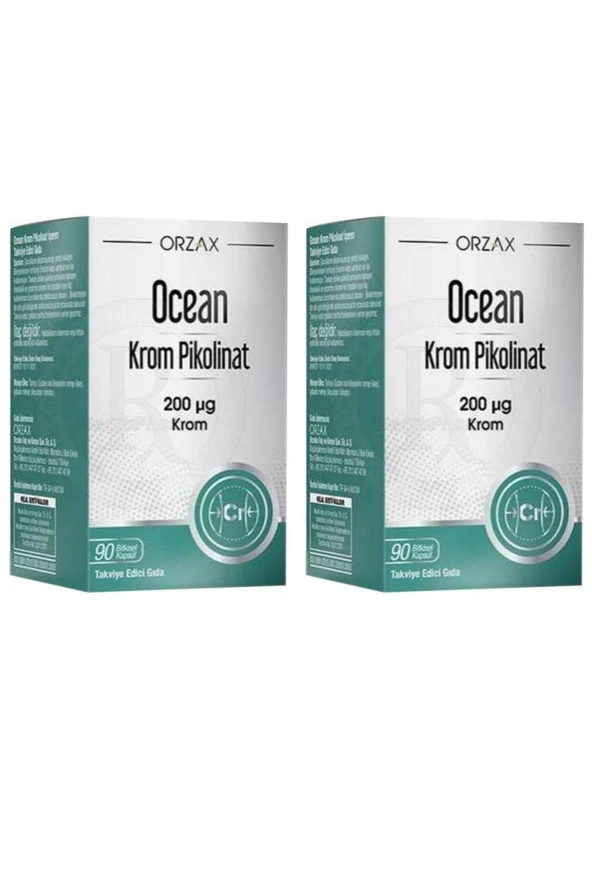 Ocean Krom Pikolinat 200 Mcg 90 Kapsül 2 Kutu ürün görseli 1
