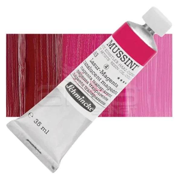 Mussini 35ml Yağlı Boya Seri:4 No:363 Translucent Magenta ürün görseli 1