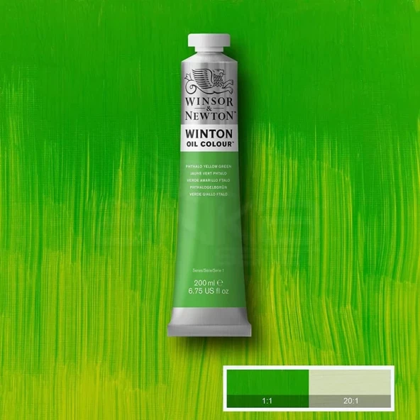Winsor & Newton Winton Yağlı Boya 200ml 403 Phthalo Yellow Green ürün görseli 1