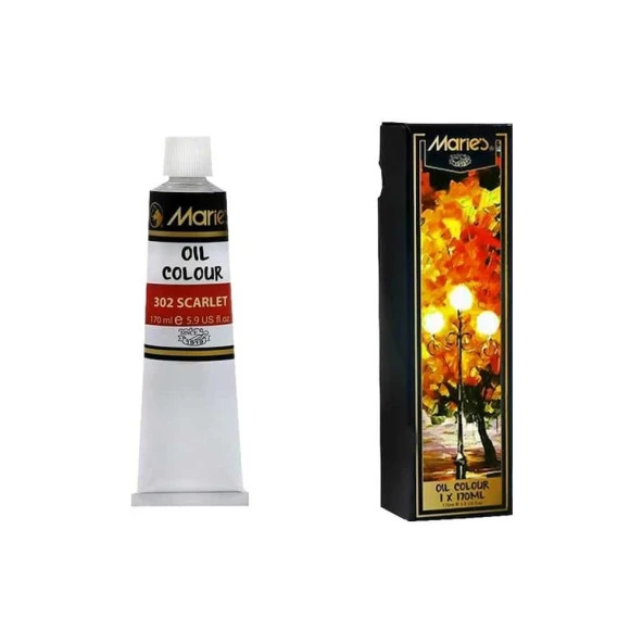 Maries Yağlı Boya Scarlet 170 ml E1385-3 302 ürün görseli 1