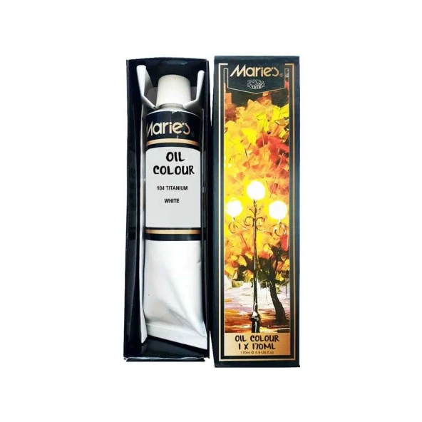 Maries Yağlı Boya Titanium White 170 ml E1385-44 104 ürün görseli 1