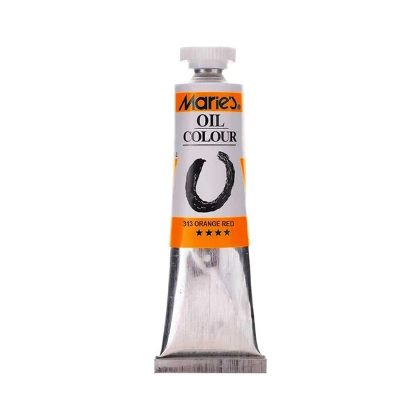 Maries Yağlı Boya Orange Red 50 ml E1384-313 - Resim 2