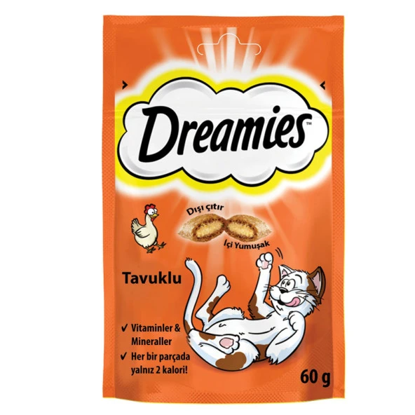 Dreamies Tavuklu Kedi Ödülü 60 Gr ürün görseli 1