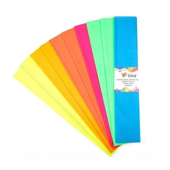 Fosforlu Krapon Kağıdı 50X100 Cm 5 Renk ürün görseli 1