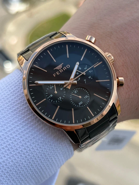 İç Fonksiyonları Aktif Chronograph 30 Mt Su Geçirmez Erkek kol Saat xf008 ürün görseli 1