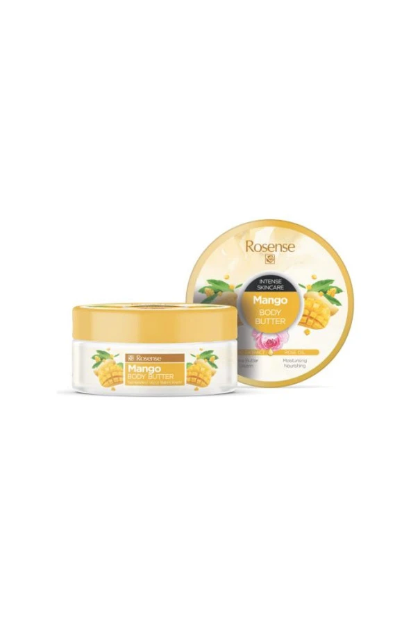Rosense Body Butter Mango Gül 150 Ml nemlendirici Yatıştırıcı ürün görseli 1