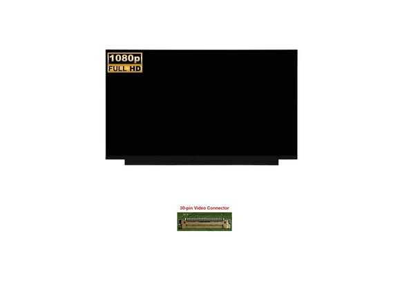 HP 9YT10EA 15.6 '' 30 Pin 1080P FULLHD İPS Slim Led Ekran A+ Kalite ürün görseli 1