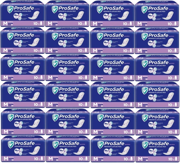 Prosafe Multiped Regl - Mesane - Lohusa Pedi M - Medium - Orta/Gece 240 Adet ürün görseli 1
