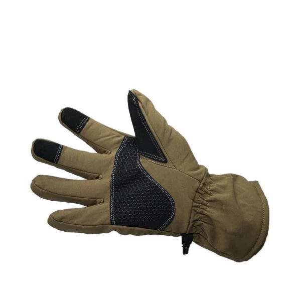 Softshell Cay251 L Beden Motosiklet Spor Eldiveni Brown ürün görseli 1
