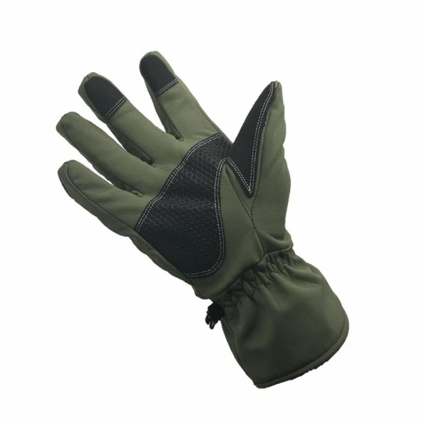 Softshell Cay250 L Beden Motosiklet Spor Eldiveni Yeşil ürün görseli 1