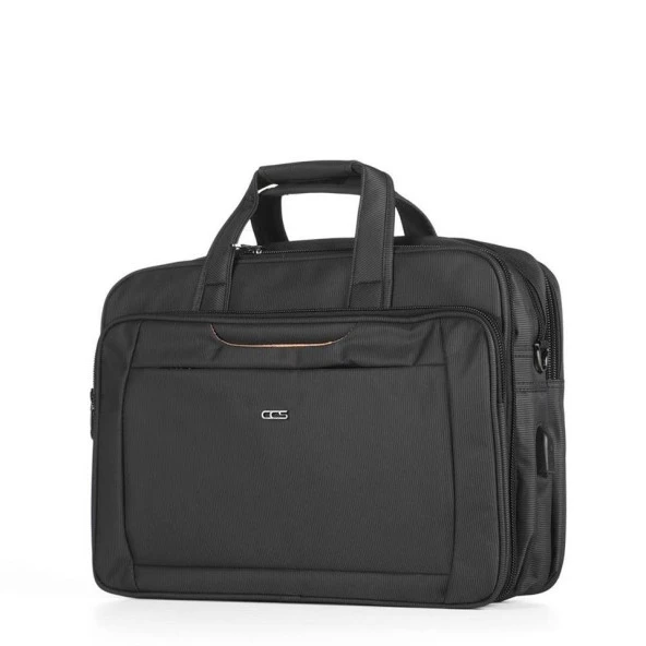 Ççs 71241 Omuz Askılı Laptop ve Evrak Çantası Siyah ürün görseli 1