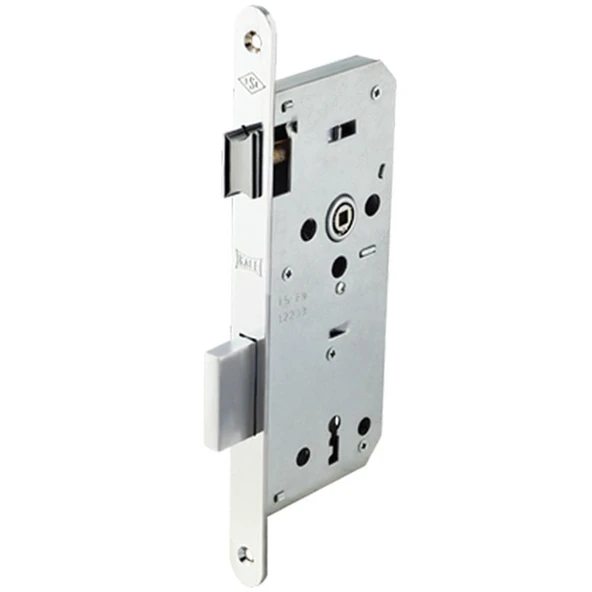 Kale 151 R 35 Mm Nikel Oda Kapı Kilidi Oval Rulmanlı Nikel ürün görseli 1