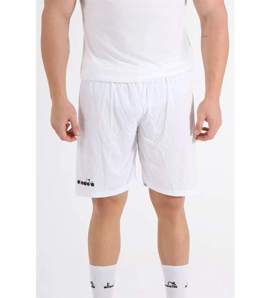 Diadora Düz  Beyaz Antrenman - Spor Şort - DDANT-SORT ürün görseli 1