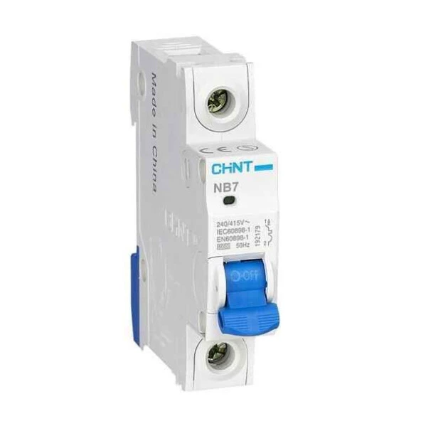 Chint - 1P 20A 6kA C Serisi Monofaze Anahtarlı Otomatik Sigorta 814015 ürün görseli 1