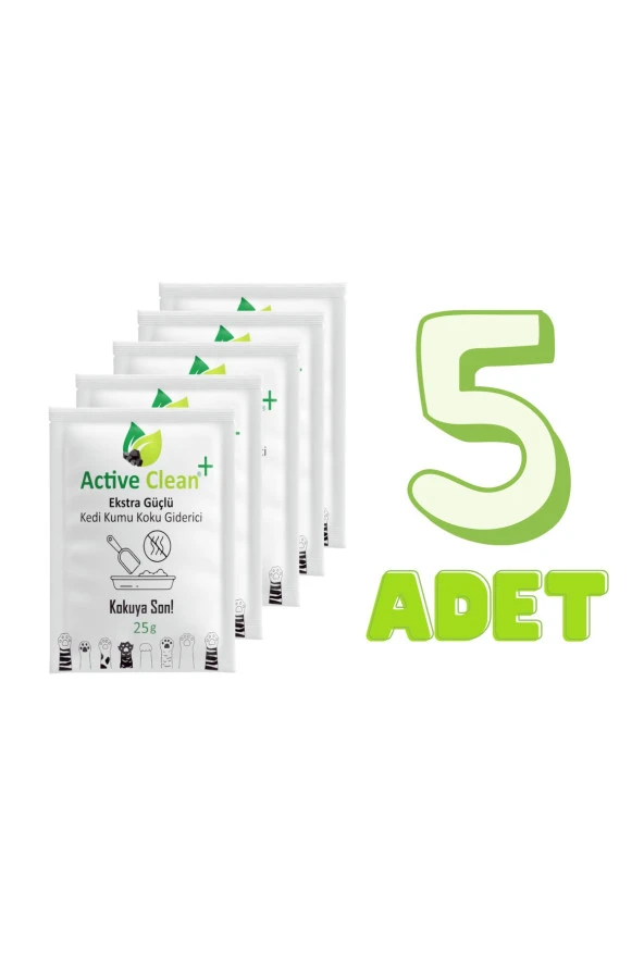 Active Clean Kedi Kumu Koku Giderici 5'li Set ürün görseli 1