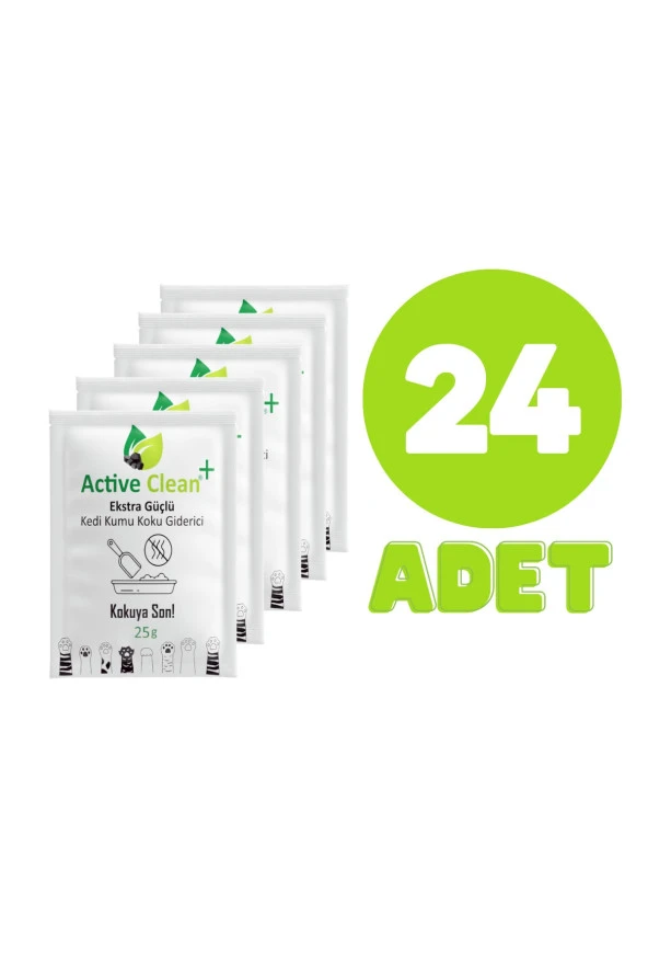 Active Clean Kedi Kumu Koku Giderici 25 G 24lü Set ürün görseli 1