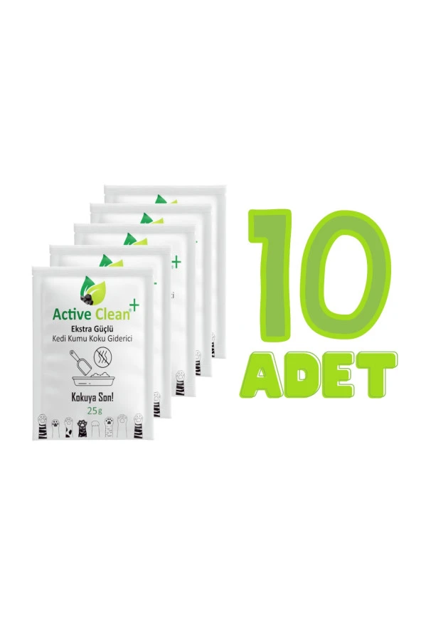 Active Clean Kedi Kumu Koku Giderici 10lu Set ürün görseli 1