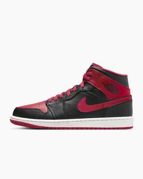 NİKE AİR JORDAN 1 MİD ALTERNATE BRED 2022-DQ8426-060 ürün görseli 1