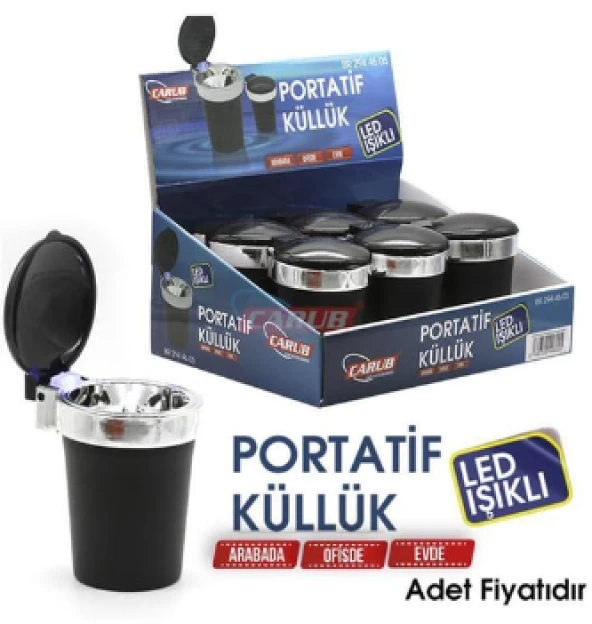 CARUB KÜLLÜK BALCK JETT LEDLİ KAPAKLI ürün görseli 1