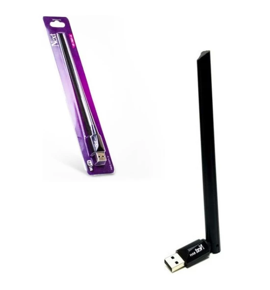 Next Wi-Fi Anten USB Uydulara Uyumlu YE-7601-A Wireless Adaptör ürün görseli 1