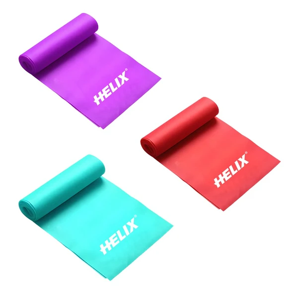 Pilates Bandı 3lü Set Helix 90x7,5cm ürün görseli 1