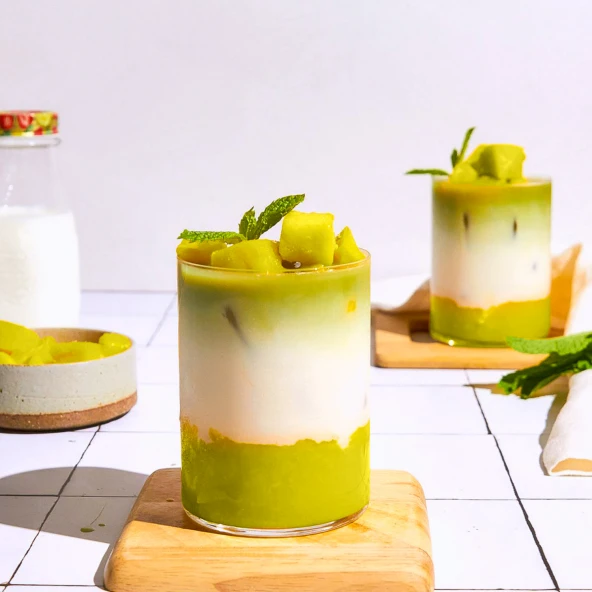 Mim and More Melon Matcha Kavunlu Matcha 50 Gr - Resim 2