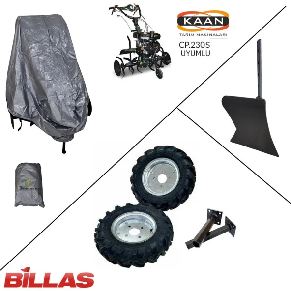 Kaan 230S Çapa Makinalarına Uyumlu Teker Takımı-Branda-Pulluk ürün görseli 1