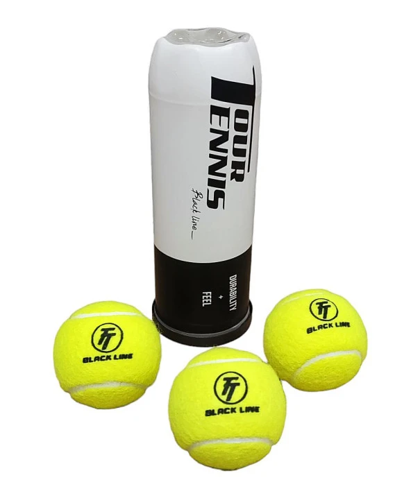 Avessa Tz-2 Maç Tenis Topu Black Line 3lü ürün görseli 1