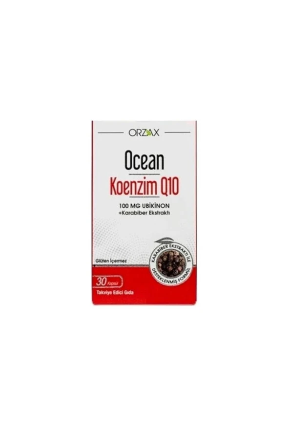 Ocean Koenzim Q10 100 mg Ubikinon 30 Kapsül ürün görseli 1