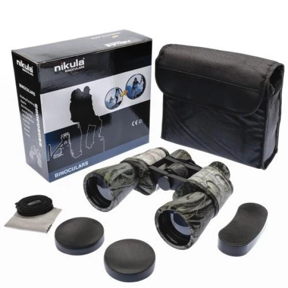 Nıkula bınoculars 20X50 kamuflaj dürbün ürün görseli 1