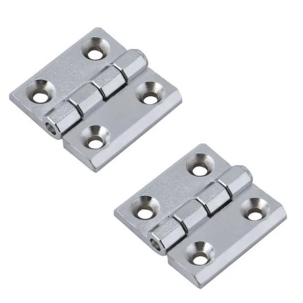 Mobilya Pencere Kapı Duşakabin Mini Dolap Menteşesi Yaprak Menteşe Krom 40 x 40 mm 2 Adet ürün görseli 1