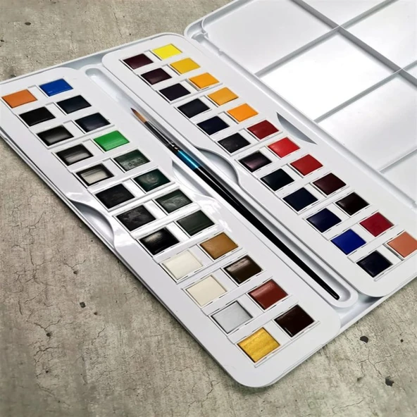 Daler Rowney Aquafine Studio Set 48li Set - Resim 3