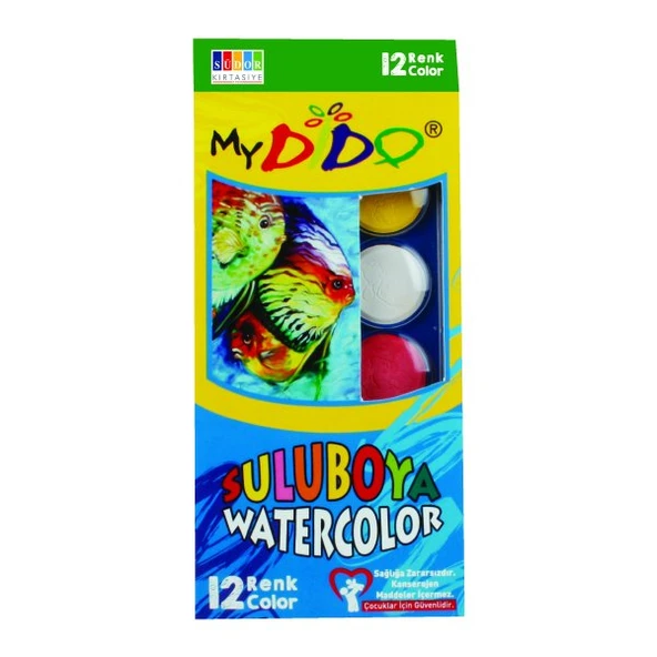 SÜDOR MY0123 MYDİDO SULU BOYA BÜYÜK BOY 12 RENK ürün görseli 1