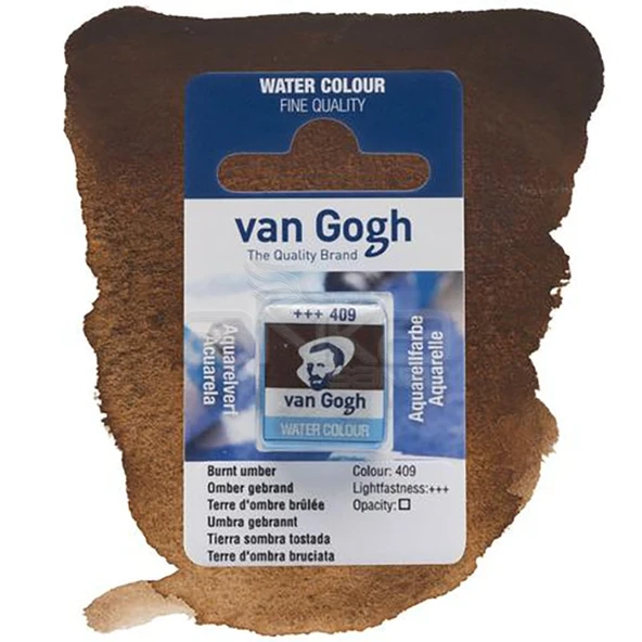 Van Gogh Tablet Sulu Boya Yedek Burnt Umber 409 ürün görseli 1