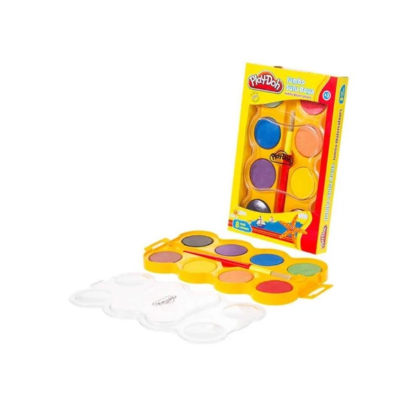 Playdoh Sulu Boya Jumbo 40 mm x 8'li ürün görseli 1