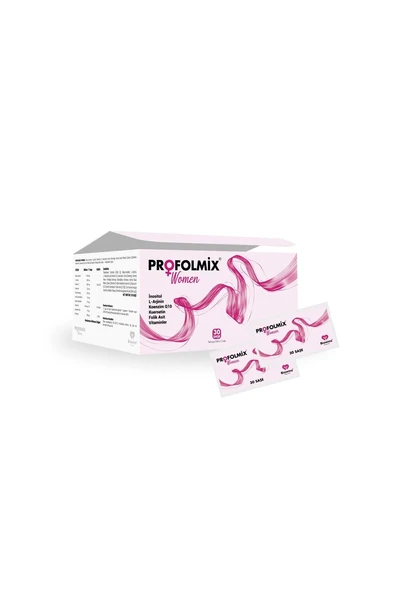 Profolmix Women İnositol, L-arjinin, Kuersetin,Kore Ginsengi, Vitamin C,E, Koenzim Q10, Folik Asit ürün görseli 1