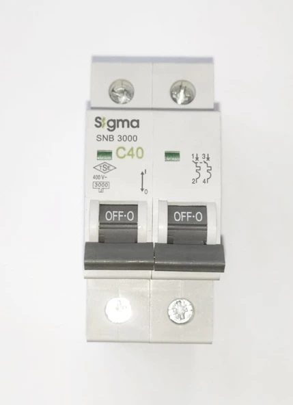 Sigma 2X40 Amper Otomatik Sigorta 3Sb240c ürün görseli 1