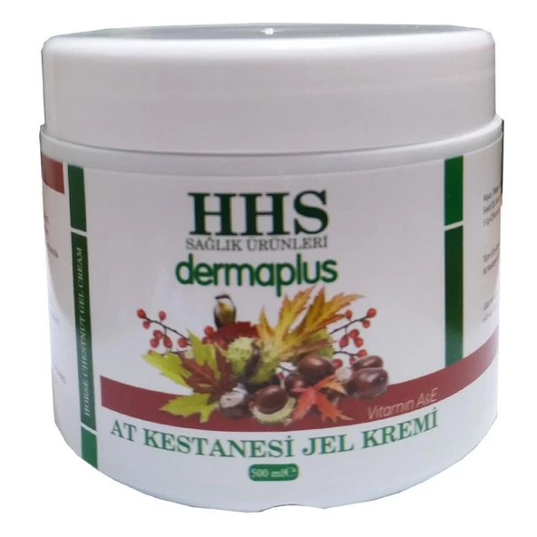 HHS Dermaplus Doğal Saf At Kestanesi Jel Kremi 500 ML ürün görseli 1