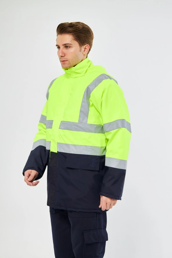 Parka Yeşil Lacivert - Resim 2