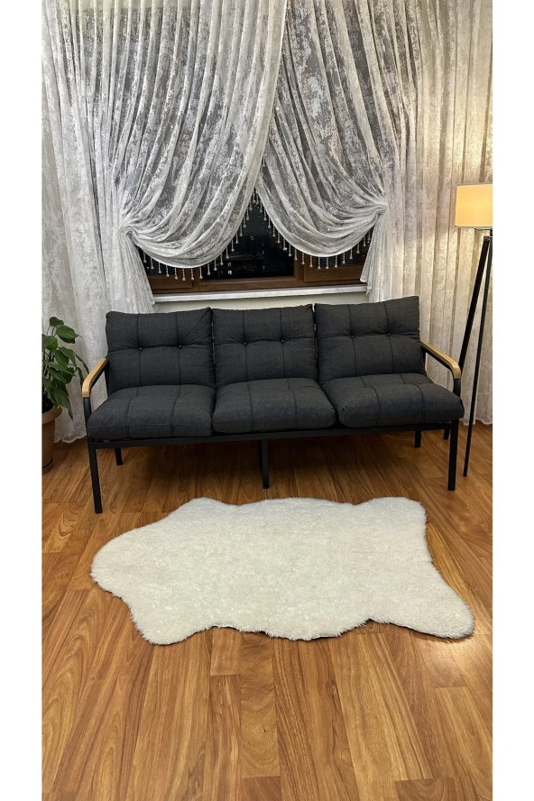 Modern Style Home Modern Levent Balkon, Bahçe, Cafe - Metal Kanepe Koltuk Takımı – 3’ Lü ürün görseli 1