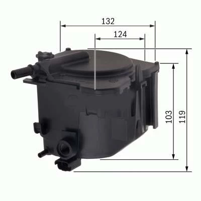 DELPHI HDF939 YAKIT FİLTRESİ BERLİNGO PARTNER TEPE BERLİNGO CMAX FİESTA FOCUS GALAXY SMAX V50 S40 C3 C4 C5 XSARA PİCASSO P206 P207 P307 ürün görseli 1