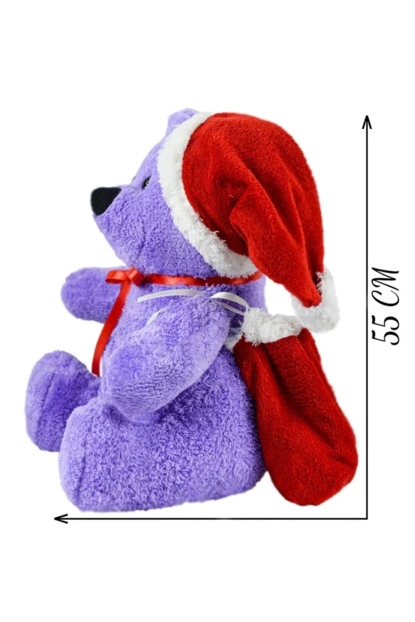 55 Cm Noel Baba Ayıcığı (%100 Yerli) - Resim 3