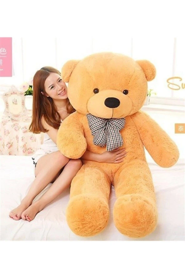 160 Cm Papyonlu Büyük Ayıcık Lila %100 Yerli ürün görseli 1