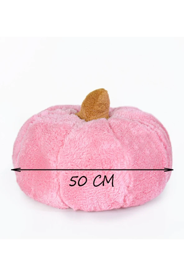 Dekoratif 50 Cm Pelüş Kabak Kırlent - Resim 3